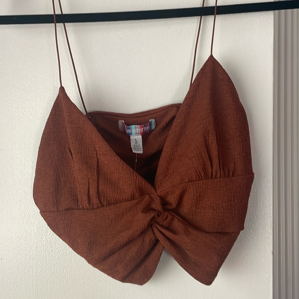 URBAN OUTFITTERS BROWN TANK